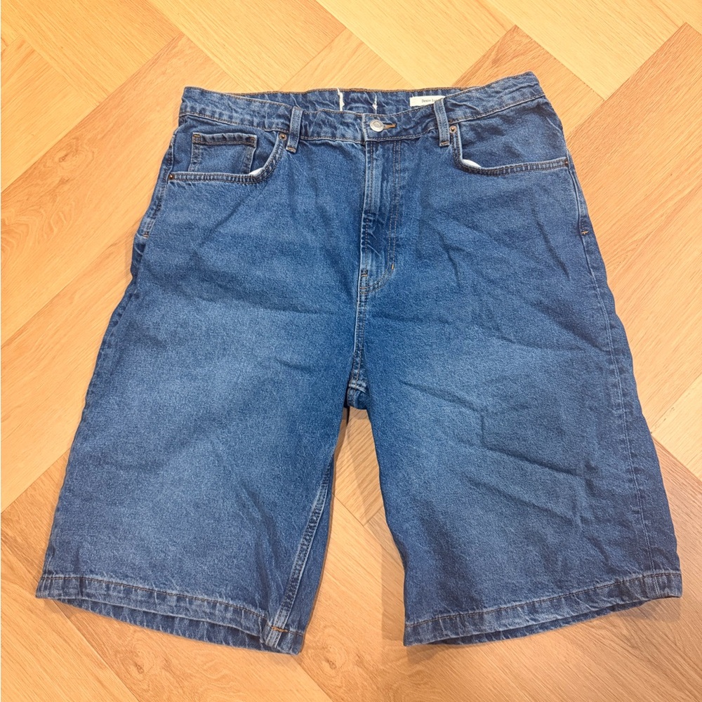 Men's Blue Denim Shorts